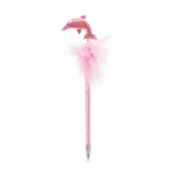 Mad Ally Fluffy Pen Dolphin Assorted