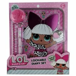 LOL Surprise LOL Spiral Lockable Diary & Pom Pom