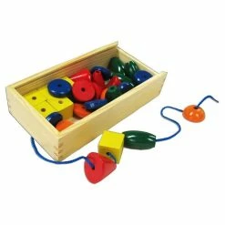 Other Bead Box Wood 30 Piece With Laces