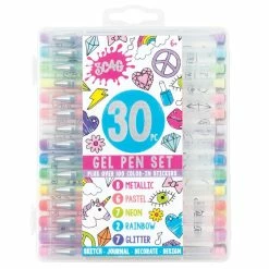 Other Gel Pen 30 Pack With Colour In Stickers