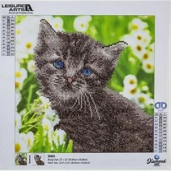 Diamond Dotz Kitten 30cm X 30cm