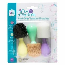 Easy Grip Texture Brushes Set Of 3