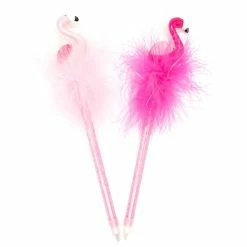 Mad Ally Fluffy Pen Flamingo Assorted