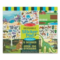 Melissa And Doug Melissa & Doug Reuseable Sticker Pad Habitats
