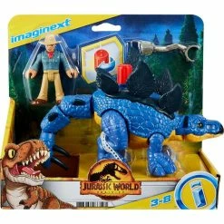 Imaginext Jurassic World Stegosaurus & Dr Grant