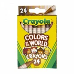 Crayola Colours Of The World Crayons 24 Pack