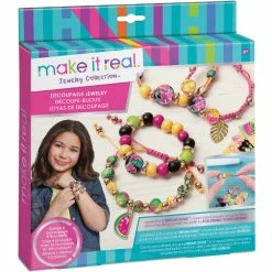Make It Real Decoupage A Bead Jewelry