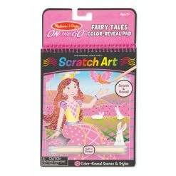 Melissa And Doug Melissa & Doug On The Go Scratch Art Fairy Tales