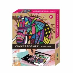 Other Canvas Pop Art Elephant